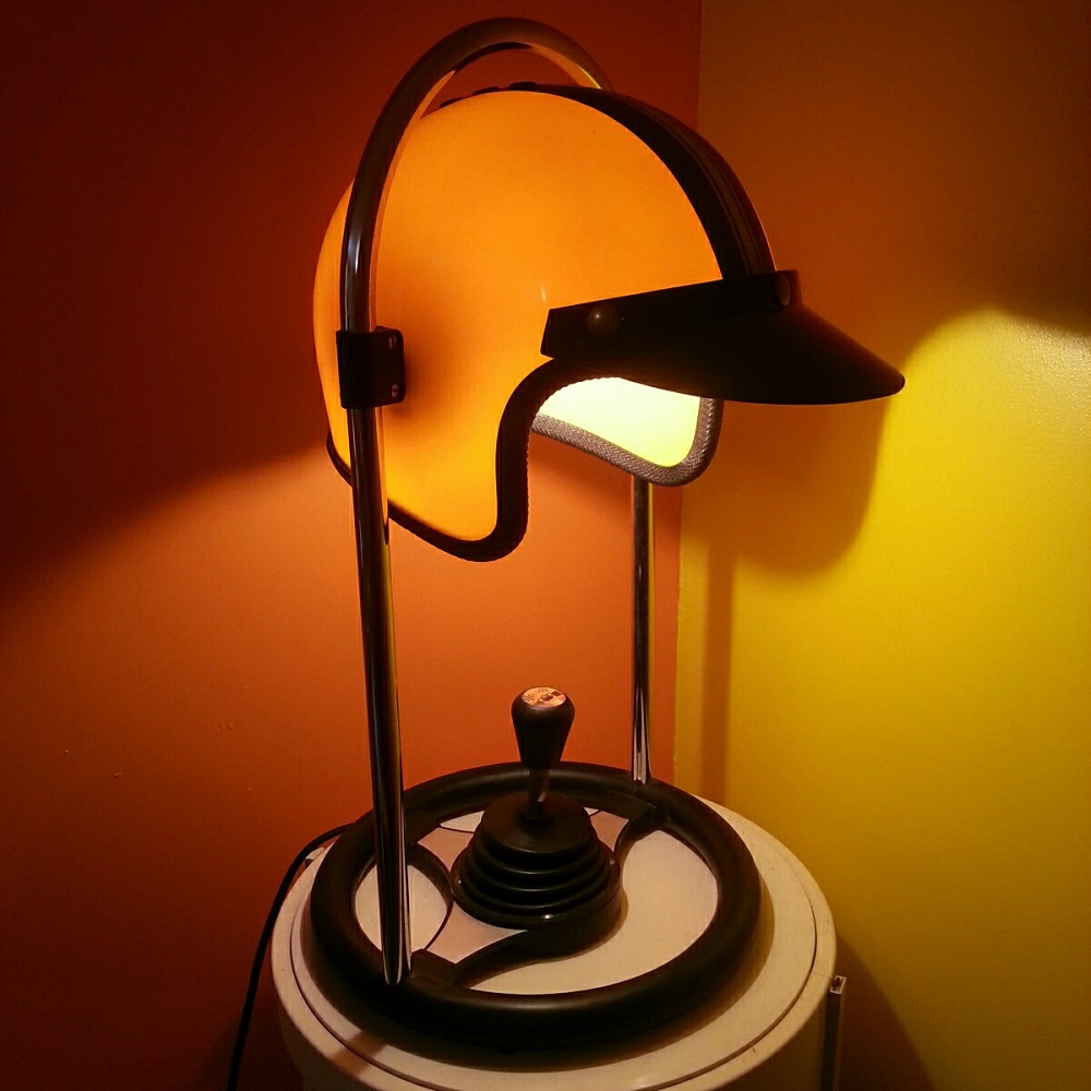 Lampe casque FF Leuchten jaune - Lampodrome