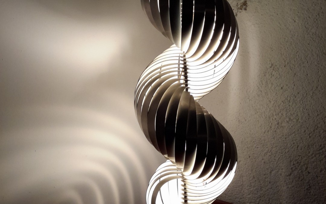 Lampe spirale Henri Mathieu