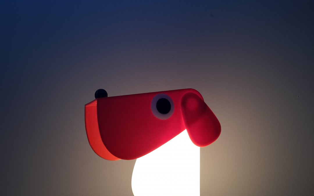 Lampe chien Fernando Cassetta pour Tacman